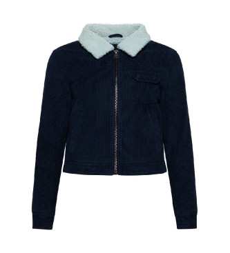 Superdry Short jacket with navy corduroy lining