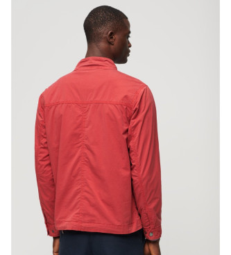 Superdry Klasična jakna Harrington rdeča