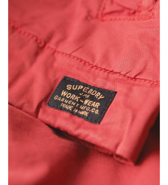 Superdry Klasična jakna Harrington rdeča