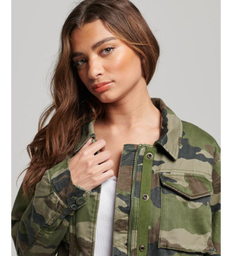 Superdry Cazadora militar M65 verde