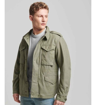 Superdry Merchant Store military jacket green