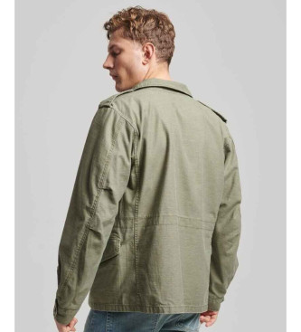 Superdry Vojaška jakna Merchant Store zelena