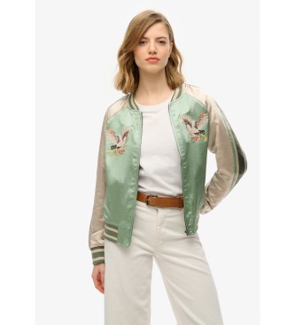 Superdry Suikajan - Veste bombardier brode - vert