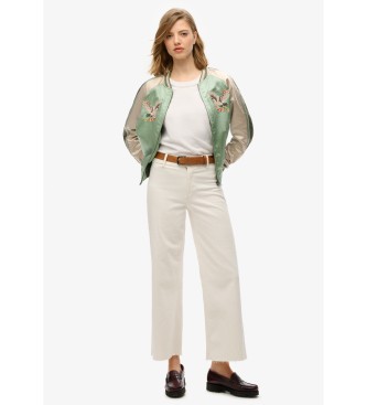 Superdry Suikajan - Veste bombardier brode - vert