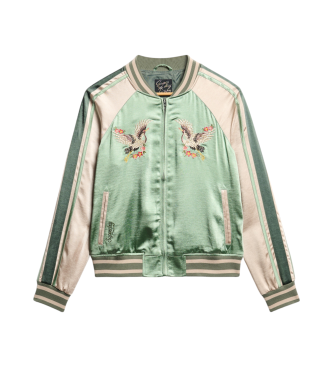 Superdry Suikajan - Veste bombardier brode - vert