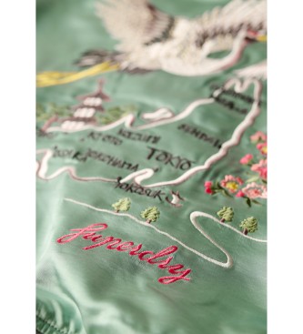 Superdry Suikajan - Veste bombardier brode - vert