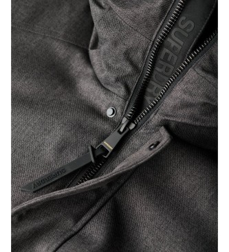 Superdry Grå City Tweed Padded bomberjacka