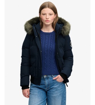 Superdry Giubbotto bomber Everest Ella blu navy
