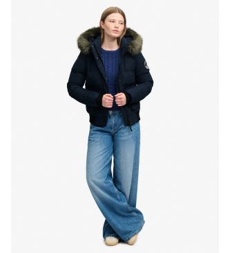 Superdry Giubbotto bomber Everest Ella blu navy