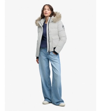 Superdry Cazadora bomber Everest Ella gris
