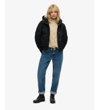 Superdry Cazadora bomber Everest negro