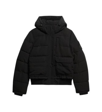 Superdry Cazadora bomber Everest negro
