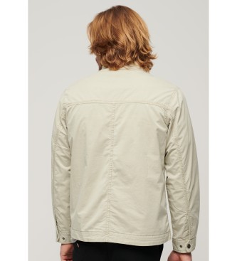 Superdry Veste Harrington beige classique