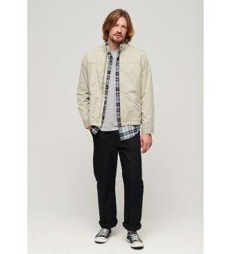 Superdry Veste Harrington beige classique