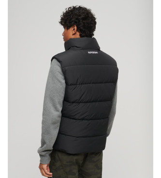 Superdry Gilet imbottito sportivo nero