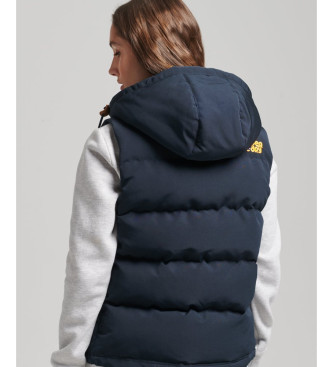 Superdry Gilet con cappuccio vintage Everest blu scuro