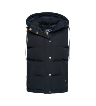 Superdry Gilet con cappuccio vintage Everest blu scuro