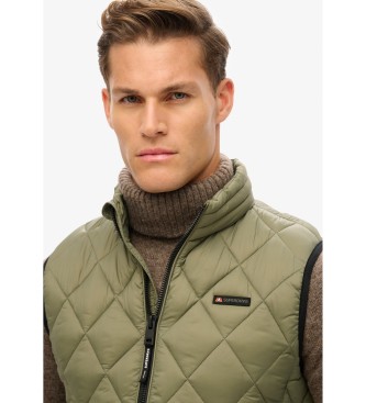 Superdry Colete Fuji Lite verde