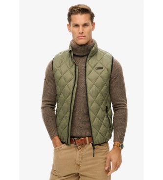 Superdry Colete Fuji Lite verde