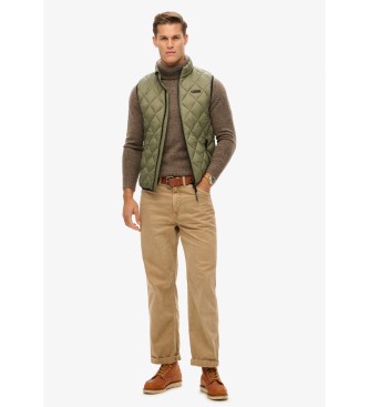 Superdry Colete Fuji Lite verde