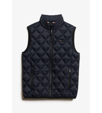 Superdry Colete Fuji Lite azul-marinho