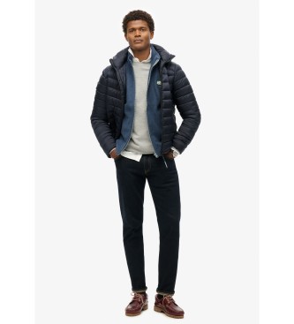 Superdry Kamizelka z podszewką z polaru Active niebieska