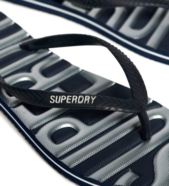 Superdry Flip-flops med logo Logo navy