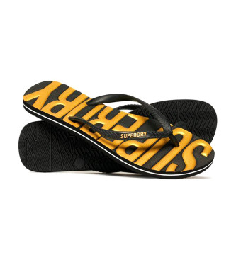 Superdry Flip-flops with logo Logo black