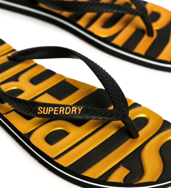 Superdry Flip-flops med logo Logo sort