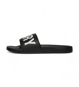 Superdry Flip Flops Core Vegan Pool Slide black