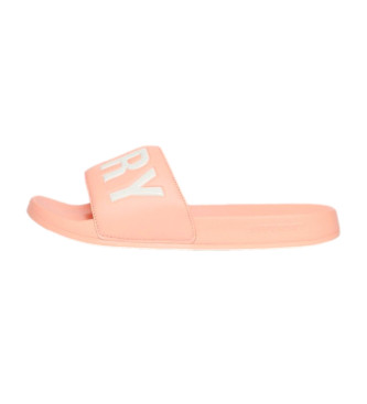 Superdry Vegan Swimming Pool Flip Flops Core pink