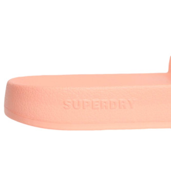 Superdry Vegan Swimming Pool Flip Flops Core pink