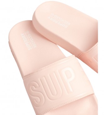 Superdry Chinelos de piscina cor-de-rosa Code Core