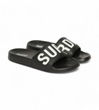 Superdry Infradito da piscina vegane Black Core