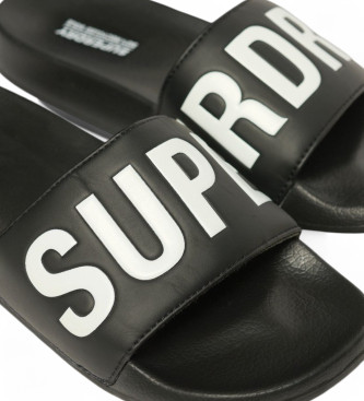 Superdry Infradito da piscina vegane Black Core