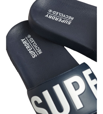 Superdry Chinelos de dedo Code Core azul-marinho