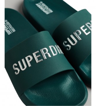 Superdry Flip-flops with Code logo green