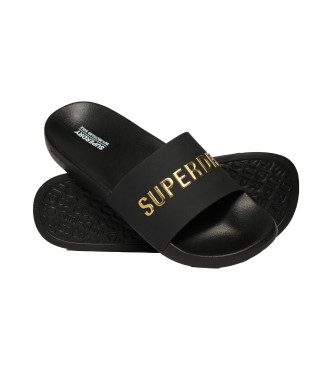 Superdry Vegane Flip Flops mit schwarzem Logo