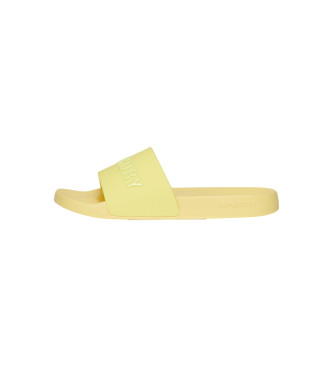 Superdry Vegan flip flops with yellow logo