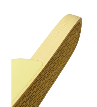 Superdry Vegan flip flops with yellow logo