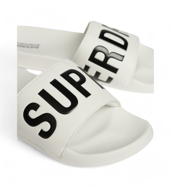 Superdry Flip Flops Core Vegan Pool Slide white