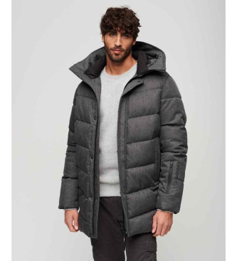 Superdry Steppjacke City Chevron grau