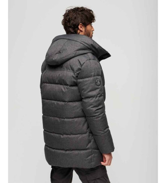 Superdry Quilted jacket City Chevron grey