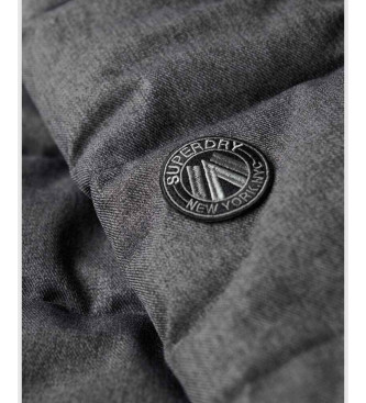 Superdry Quilted jacket City Chevron grey