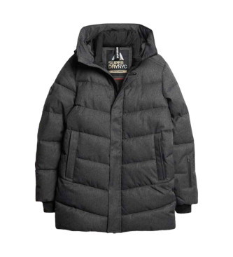 Superdry Veste matelasse City Chevron gris