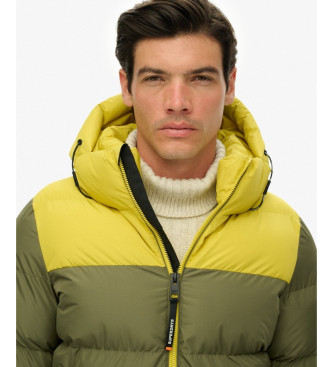 Superdry Quiltet jakke Colorblock grn
