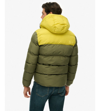 Superdry Quiltet jakke Colorblock grn