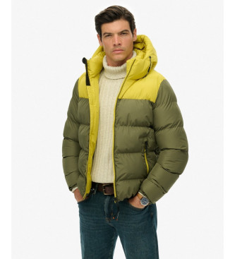 Superdry Quiltet jakke Colorblock grn