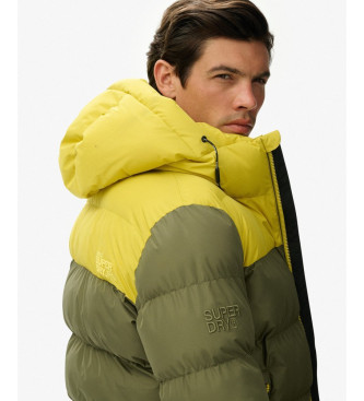 Superdry Quiltet jakke Colorblock grn