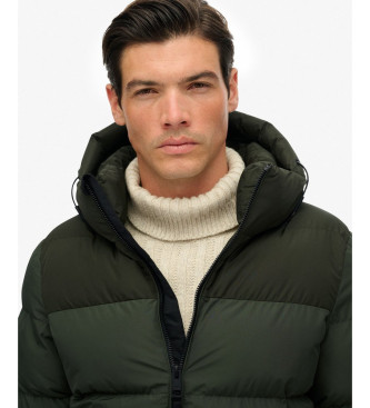Superdry Quiltet jakke Colorblock grn